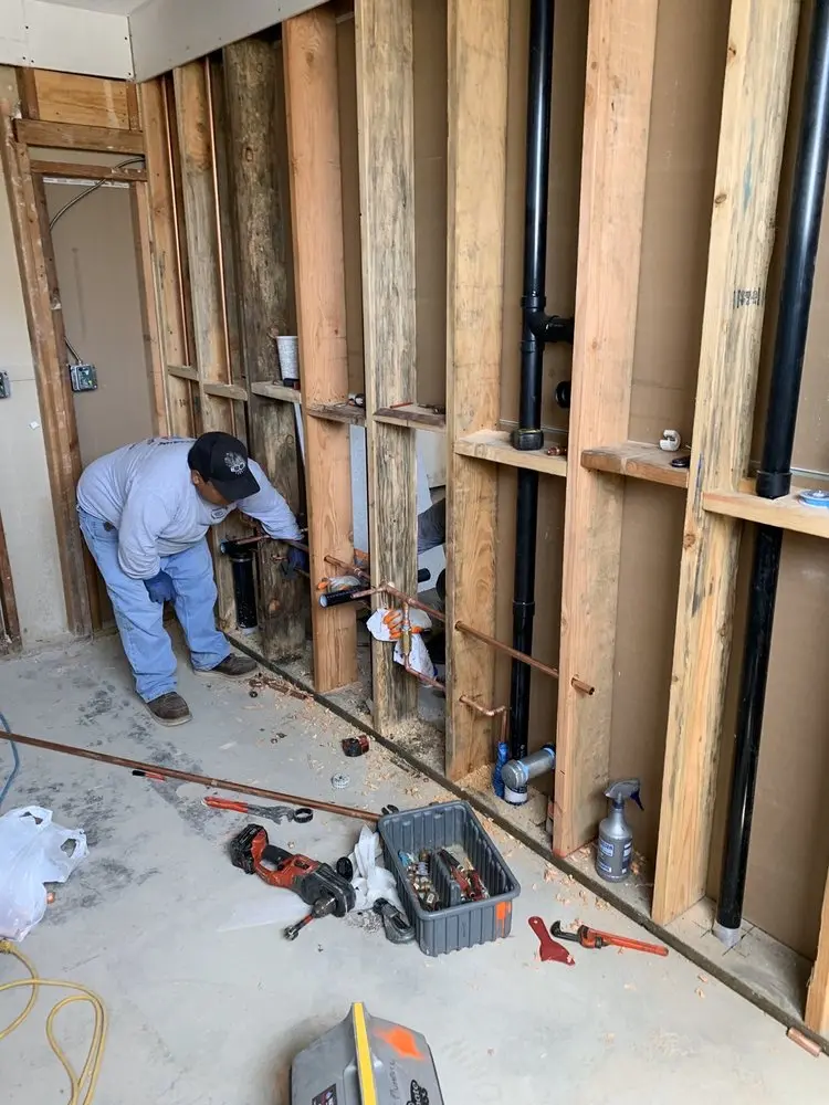 Commercial rough-in plumbing for Trenchless Sewer Repair in Lancaster
